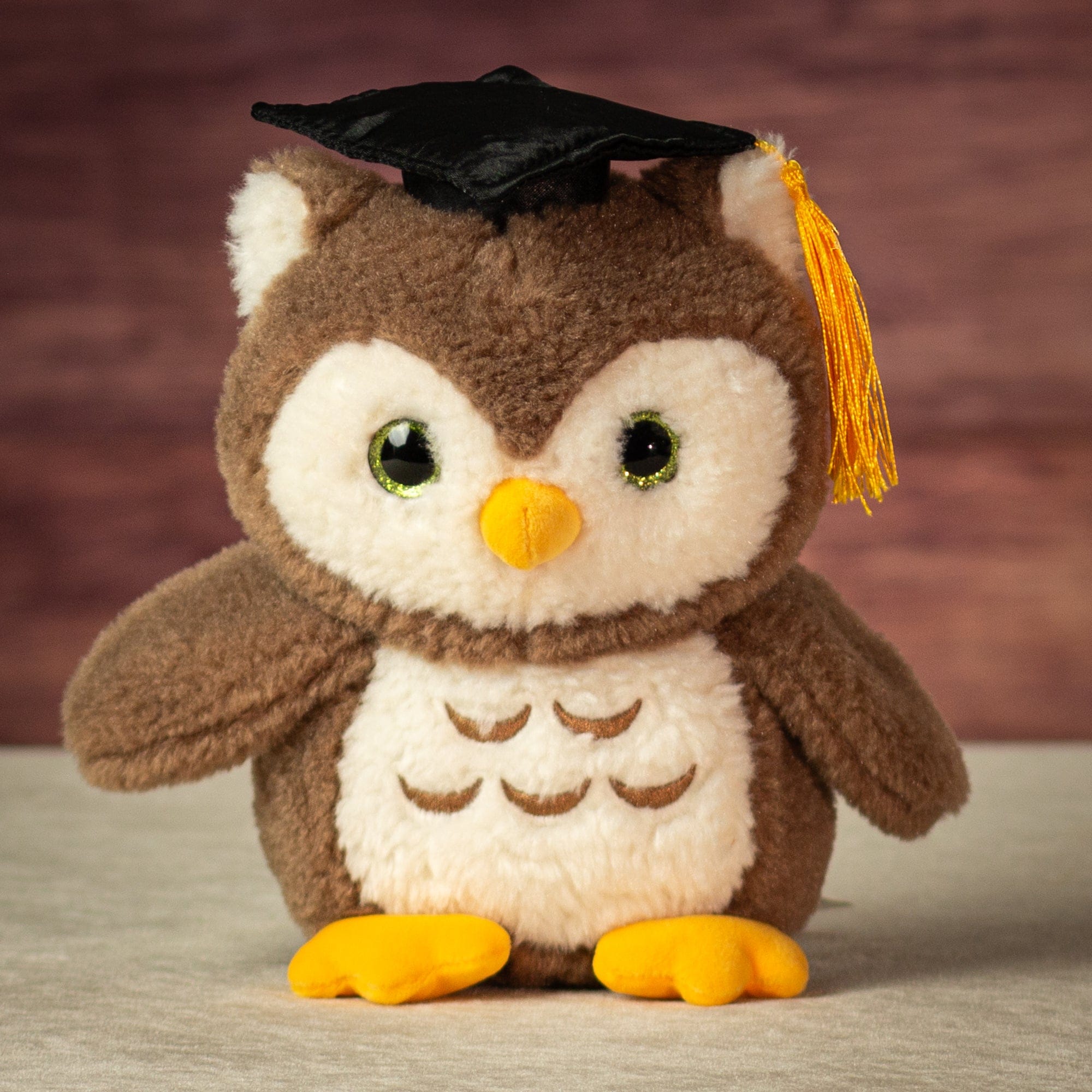 8" Standing Wise Owl Grad