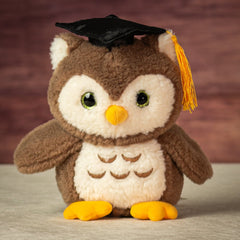 8" Standing Wise Owl Grad