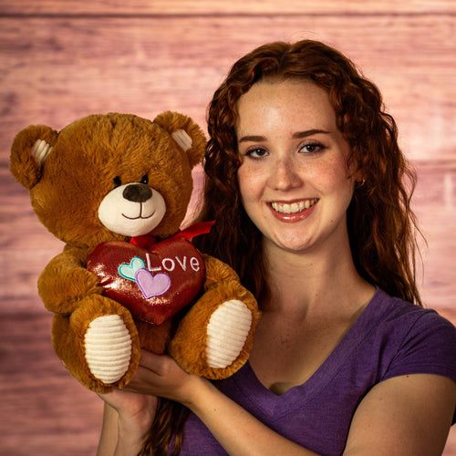 9.5" Sitting Sweetheart Plush Pair