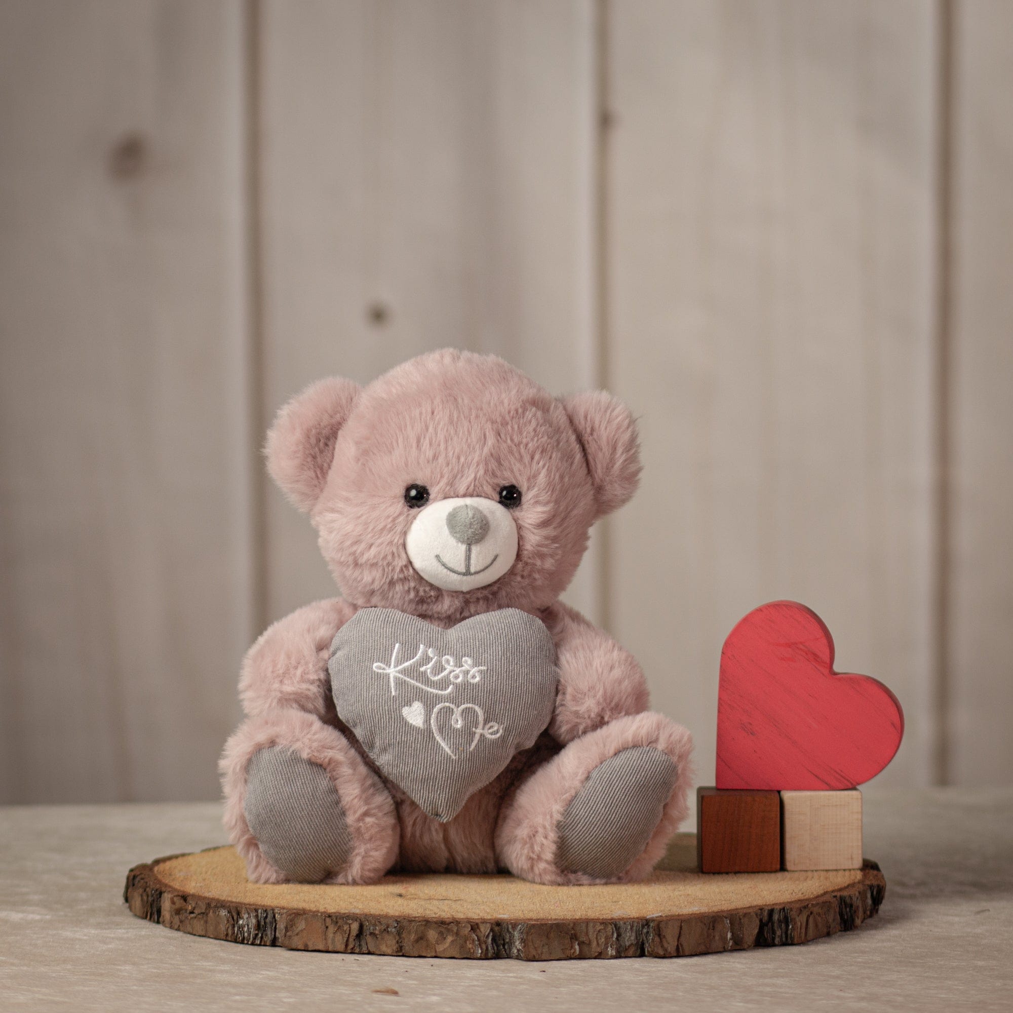9" Blushing Valentine Bear