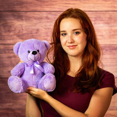 9" Lavender Bloom Colorama Plus+ Bear