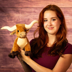 9" Plush Longhorn