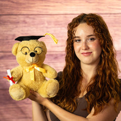 9" Sandcastle Beige Colorama Grad Bear