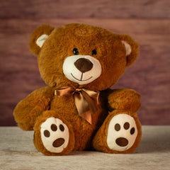 9" Sitting Classic Bow Bears