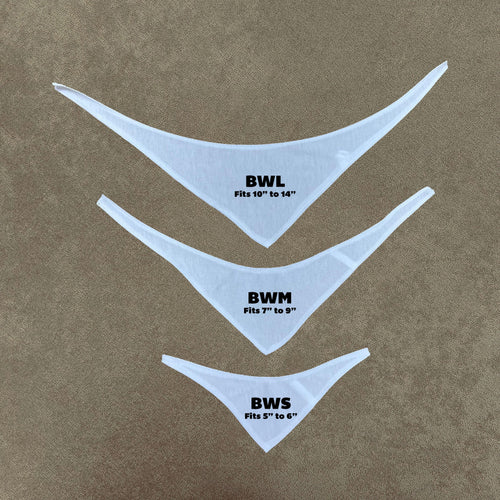Blank Bandanna for Stuffed Animals from 5" to 14"