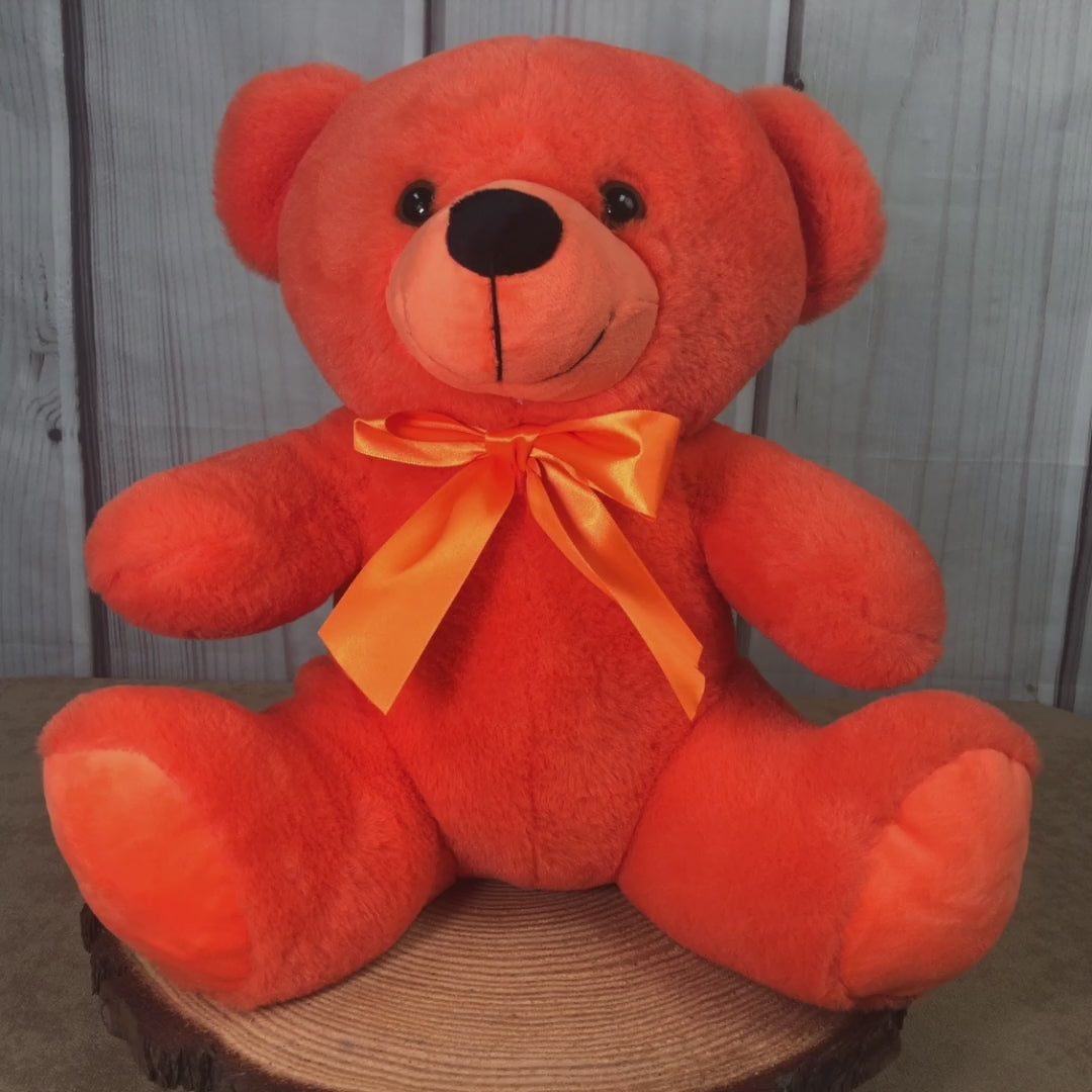 Wholesale Teddy Bears - Campfire Orange Colorama XL Bear – Plush