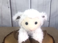 9.5" Scruffy Cuddly Lamb