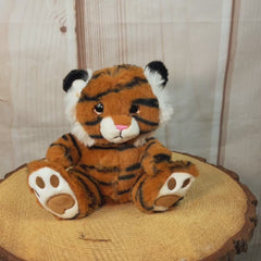 6.5" Sitting Stripey Paws Tiger