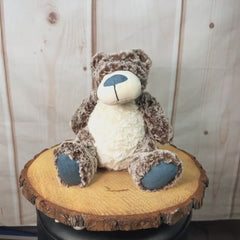 10" Premium Super Soft Denim Patch Bear