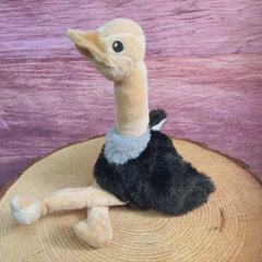 11" Cuddle Longneck Ostrich