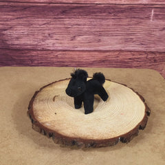 5.5" Standing Black Horse