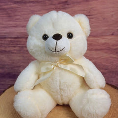 9" Sitting Cream & Cocoa Bears