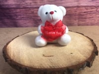 6" Valentine Bud Hugger Bear