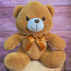 12" Sitting Cream & Cocoa Bears
