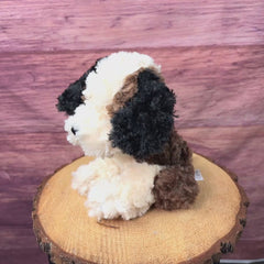 10" Sitting Curly Pups