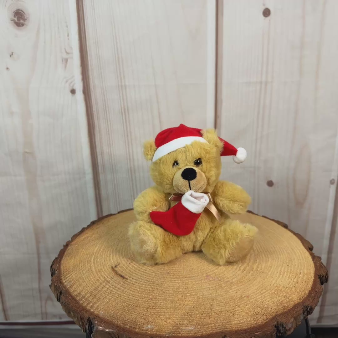 Wholesale Teddy Bears - Christmas Sandcastle Beige Colorama Bear