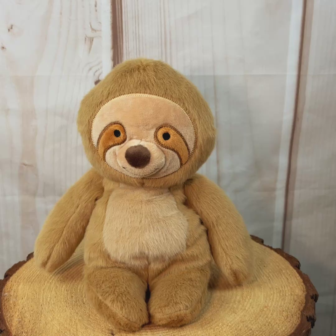 thumbnail interactive-video image 1 of KINREX Sloth Plush Dark Brown St￭ Animal KINREX 1 of 14