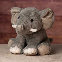 stuffed 15 in grey elephant 