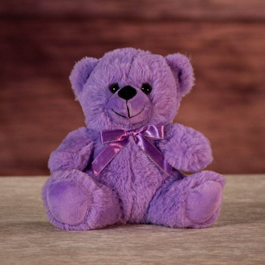 14" Lavender Bloom Colorama XL Bear with bow