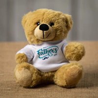 Happy fathers day custom shirt for stuffed bear
