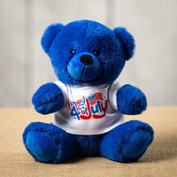 happy 4th of July custom shirt for stuffed bear