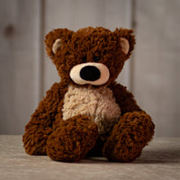 14" Fine Furry Friends plush set brown teddy bear