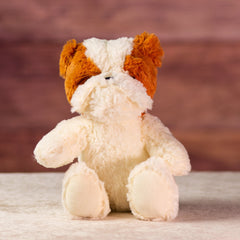 10 in stuffed big furry bulldog