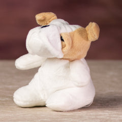 A bulldog that is 5 inches tall while sitting