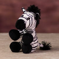 5 in stuffed zebra
