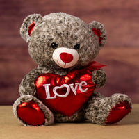 12" Two-Tone Valentine Bear Pair